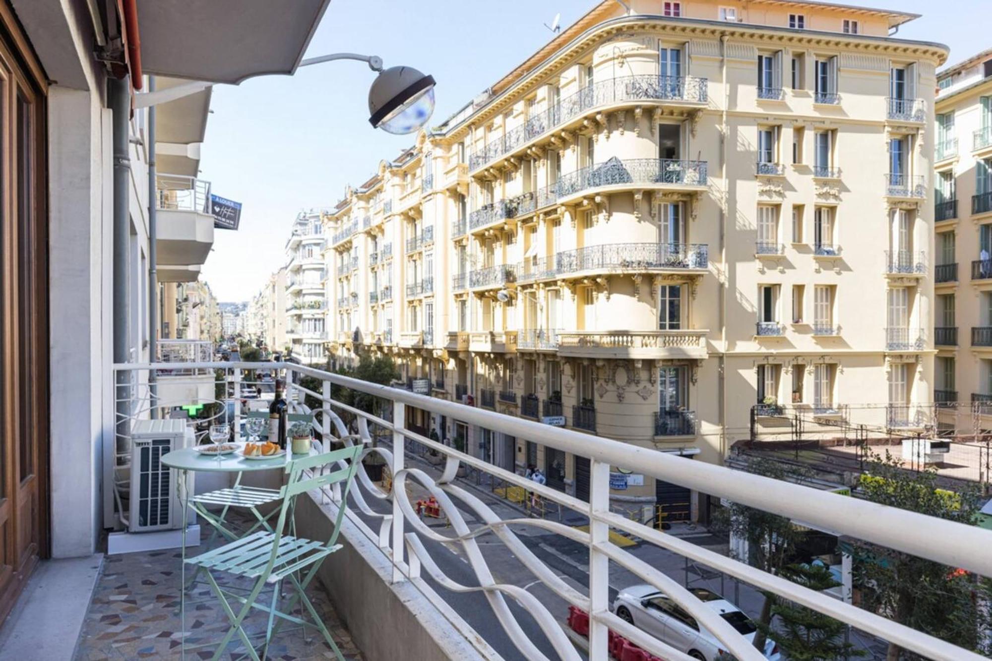 Ferienwohnung Buffa 21 - 2Min From The Sea - Terrace Nizza Exterior foto