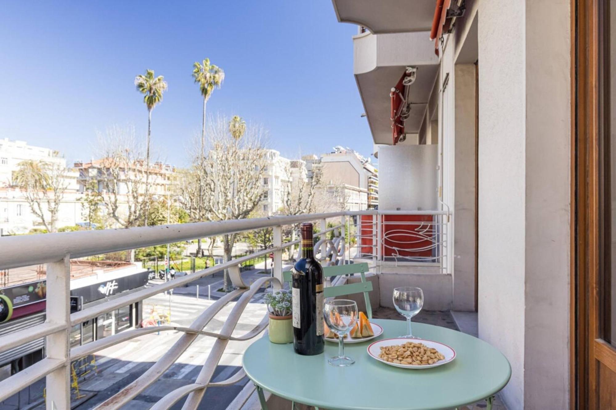 Ferienwohnung Buffa 21 - 2Min From The Sea - Terrace Nizza Exterior foto