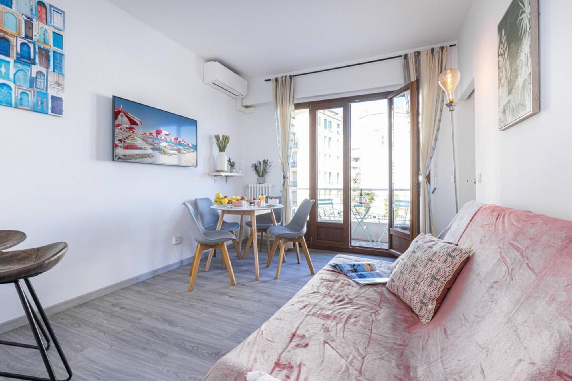 Ferienwohnung Buffa 21 - 2Min From The Sea - Terrace Nizza Exterior foto