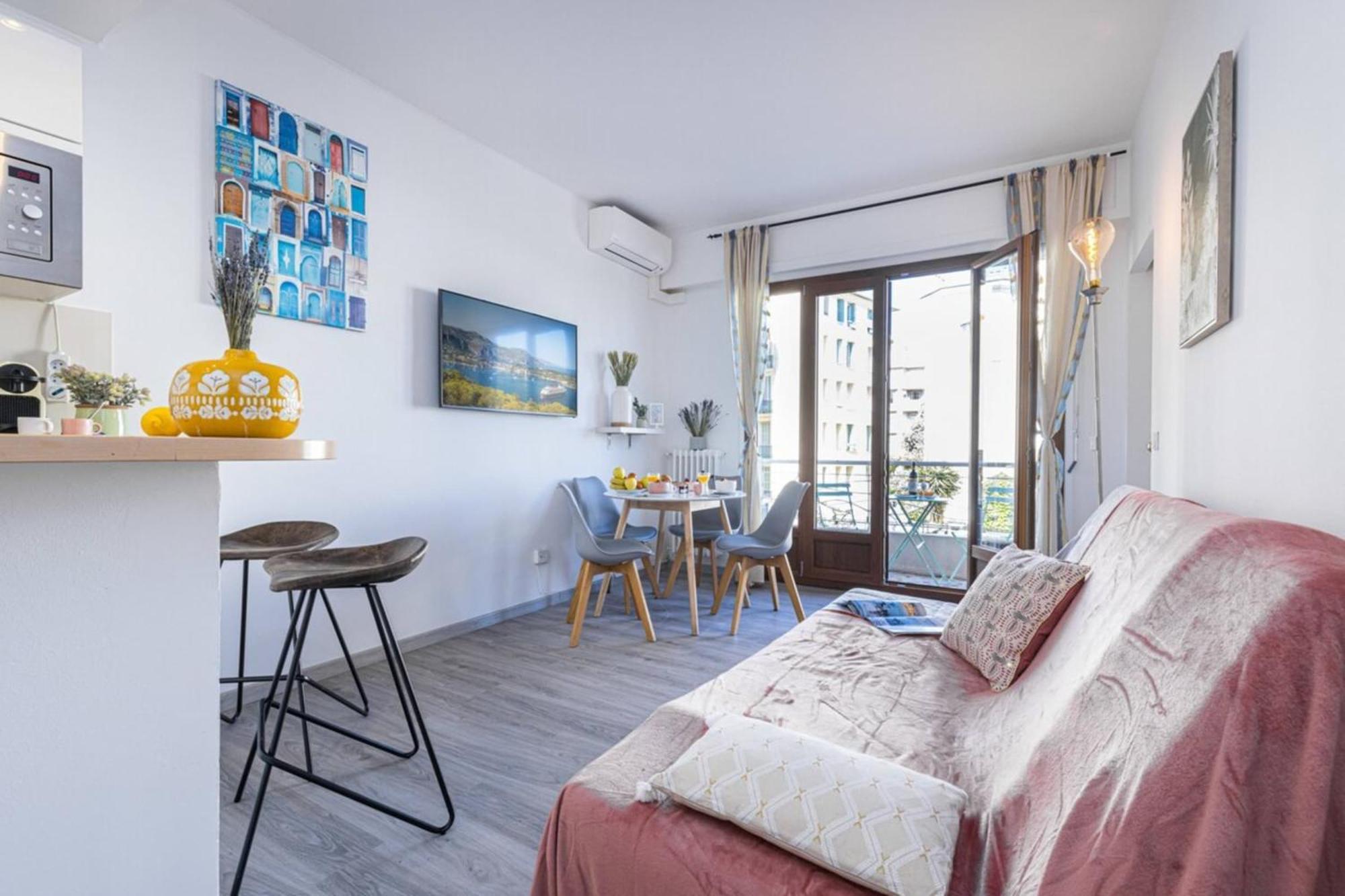 Ferienwohnung Buffa 21 - 2Min From The Sea - Terrace Nizza Exterior foto