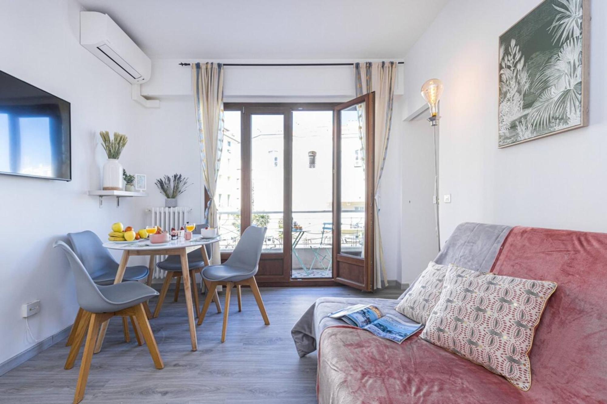 Ferienwohnung Buffa 21 - 2Min From The Sea - Terrace Nizza Exterior foto